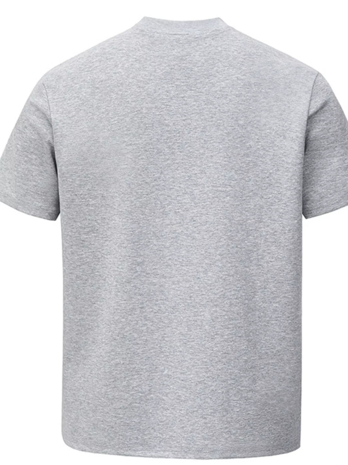 Men's Plus Size Classic Fit Round Neck T-Shirt